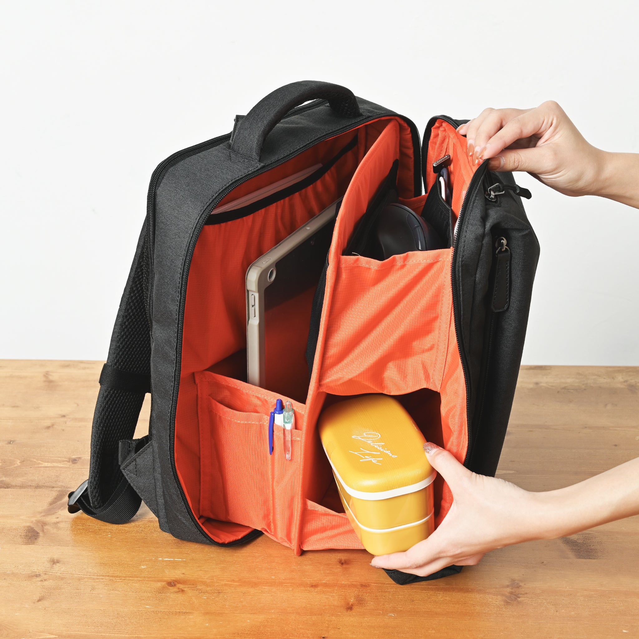 『時短リュック』年間150時間の探し物時間を節約 KABAG box mini 2【5503】