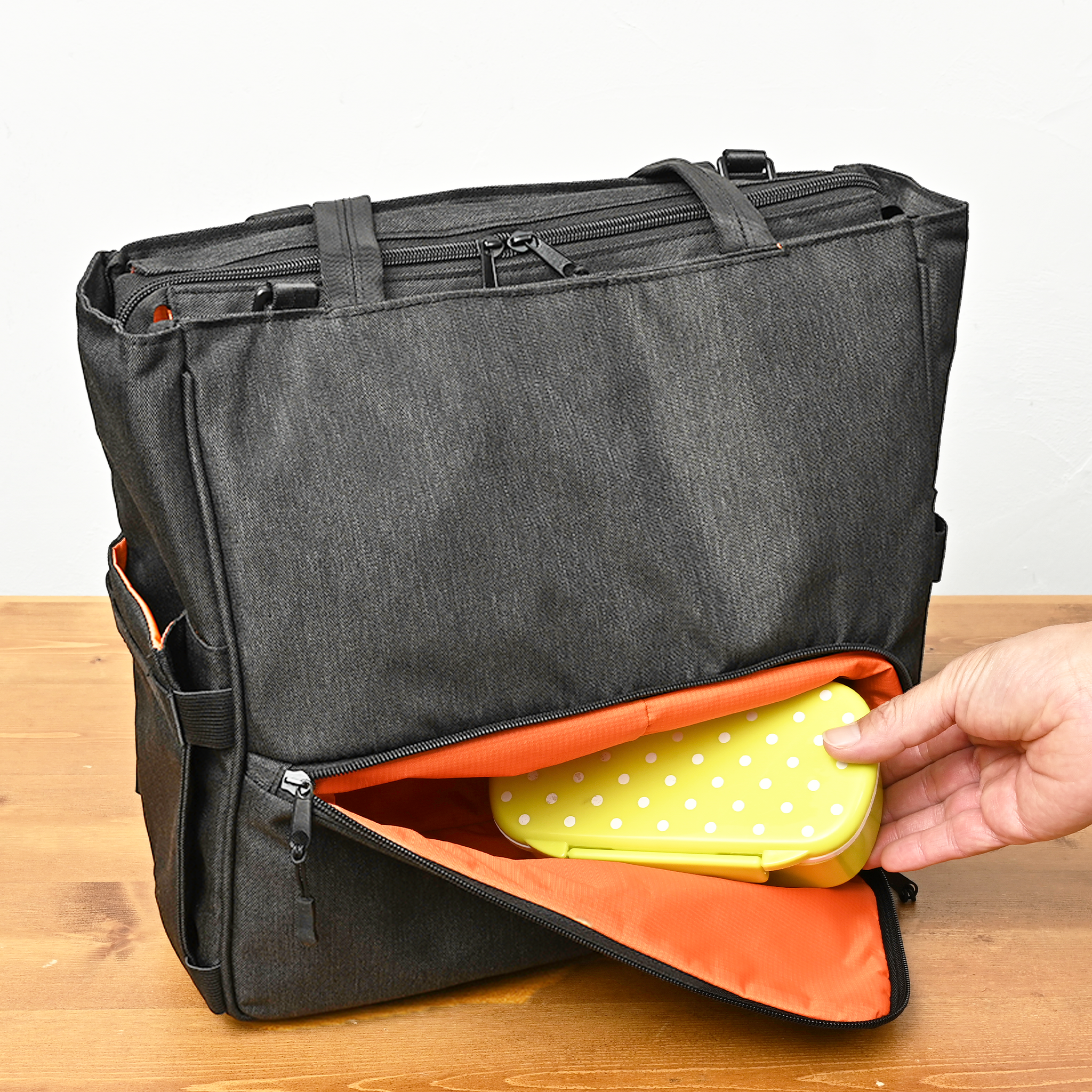 KABAG address 「バッグの中の迷子」問題を解決するKABAG boxがトート型に進化した収納ボックス型トートバッグ