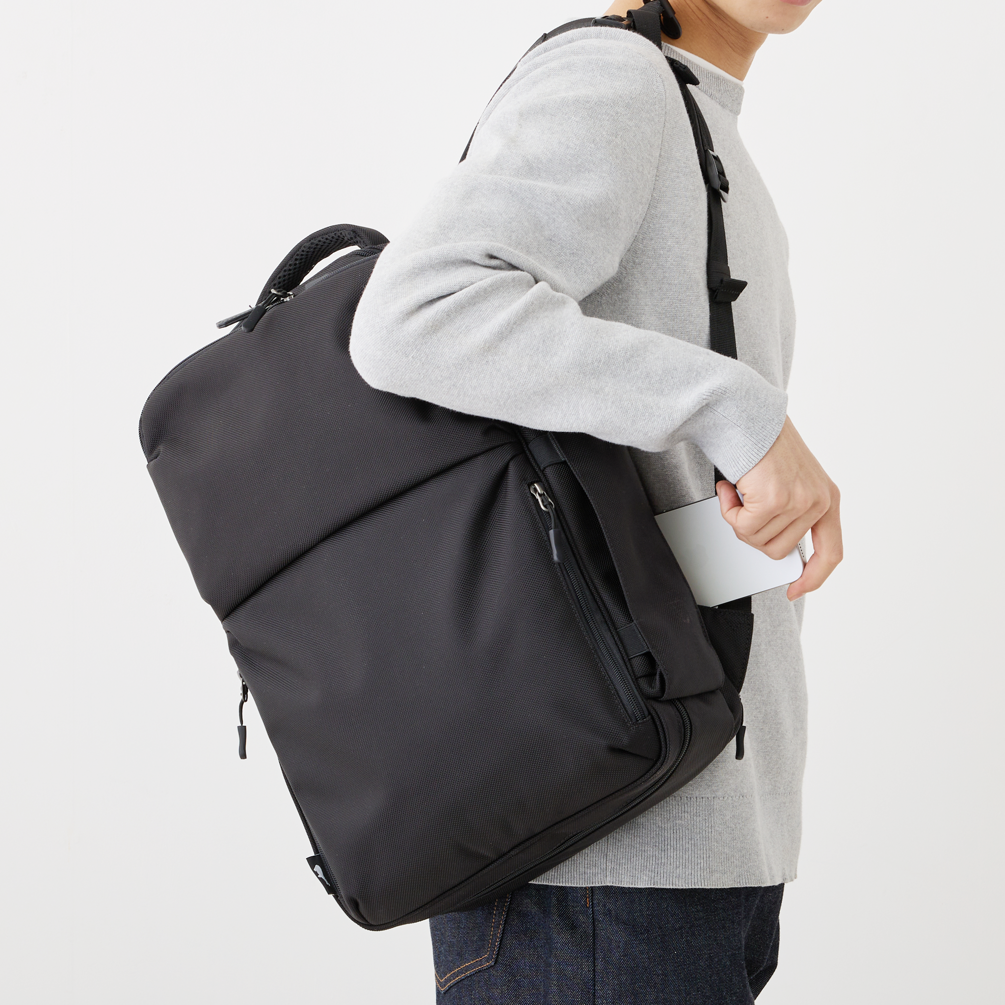 ADHDリュック KABAG for ADHD バリスティック(ラージ) - 大容量で「見えない=ない」問題を解決、収納場所の可視化